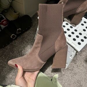 Steve Madden Chocolate Heeled Boots